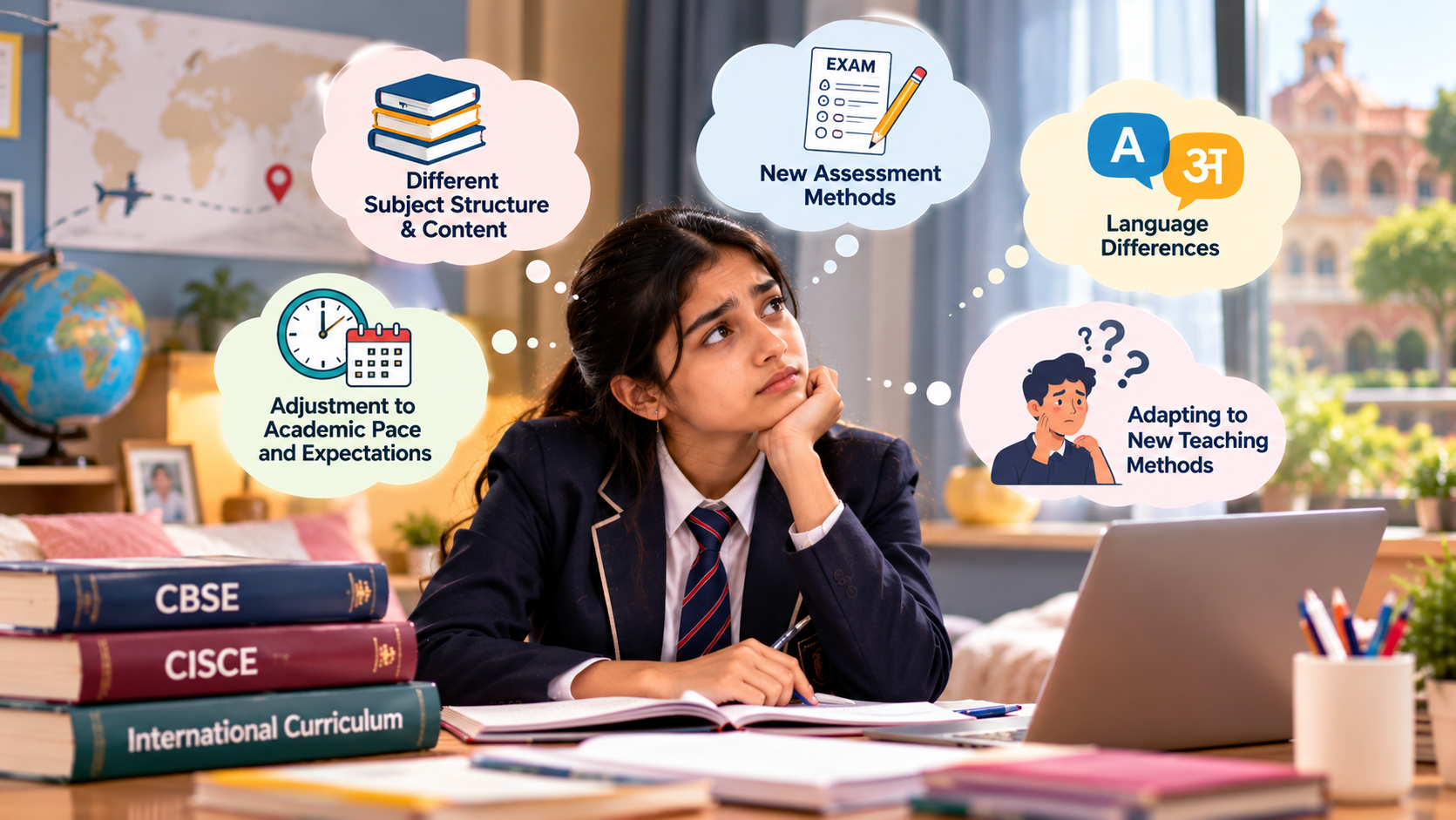 Common curriculum transition challenges for NRI students moving to Indian boarding schools