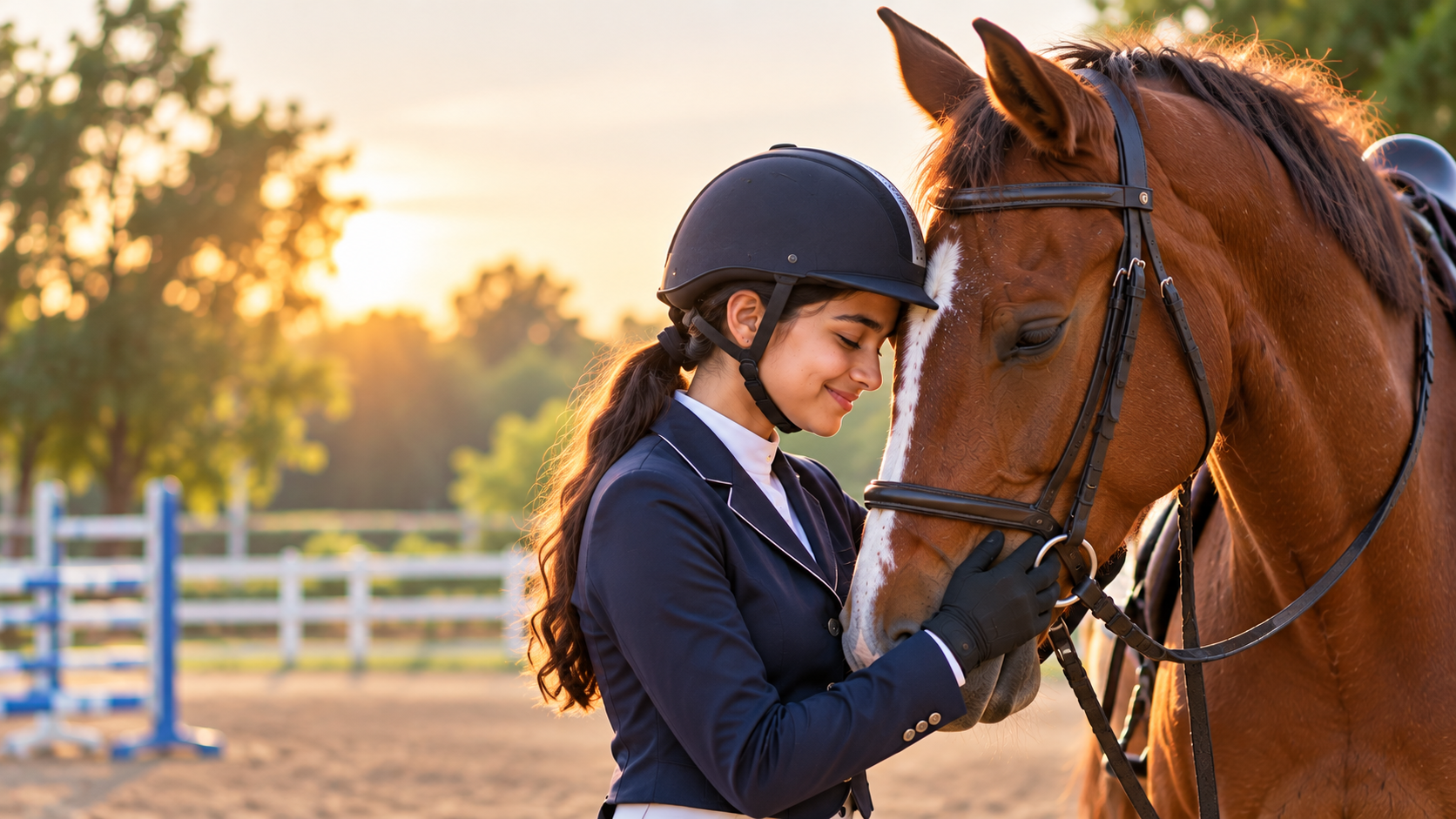 Equestrian sports for girls support emotional development