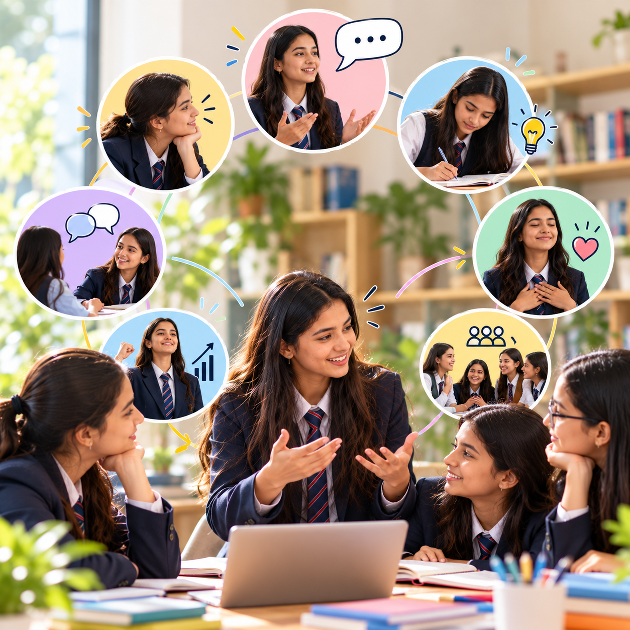 7 ways to improve communication skills for teenage girls through speaking, listening, and group activities