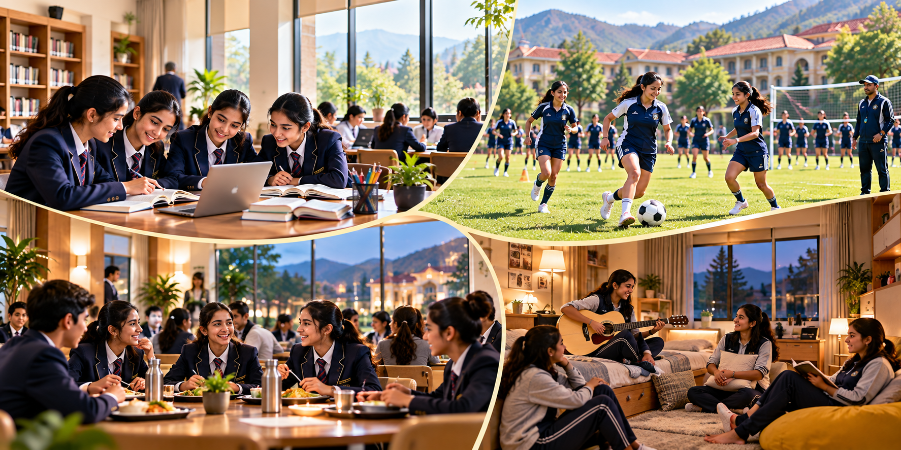 How residential life supports balance between sports and academics