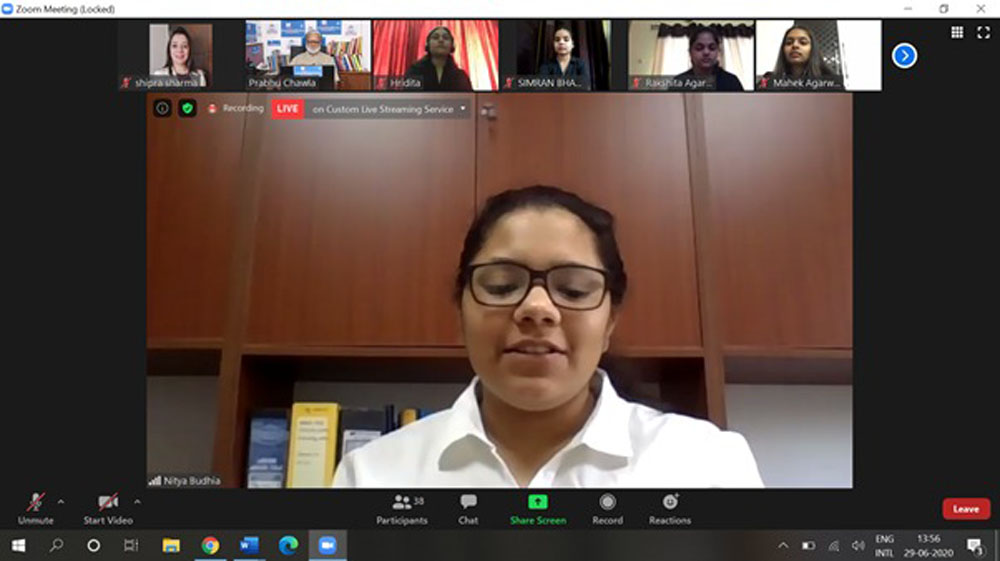 Webinar 'Redefining Priorities in Time of Covid 19'
