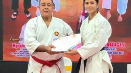 Ms Shilpa Rai bags the Dan Black Belt