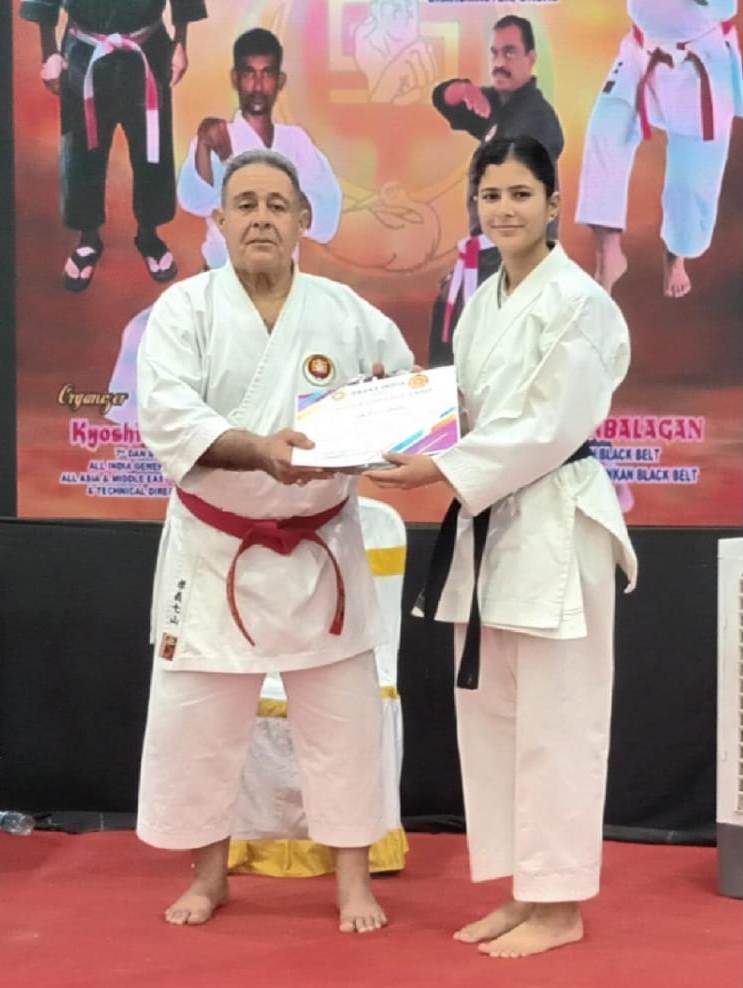 ms shilpa rai bags the dan black belt