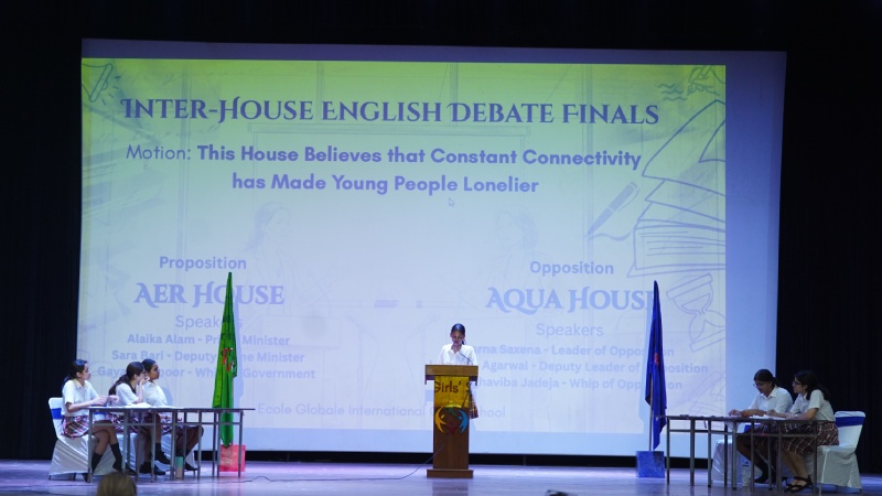 Inter-House English Debate Final
